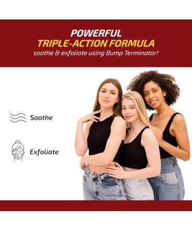 Bump Terminator Extra Strength Alcohol-Free Lotion - Razor Bump Treatment for Men & Women | 4oz - Buy Online on GoSupps.com