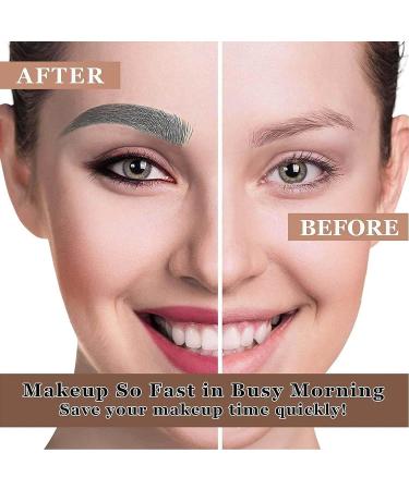 Gray Eyebrow Pen | Microblading Pencil | 4 Point Lift & Snatch Brow Pen | Waterproof & Long Lasting | Mother's Day Gift - Buy Online on GoSupps.com