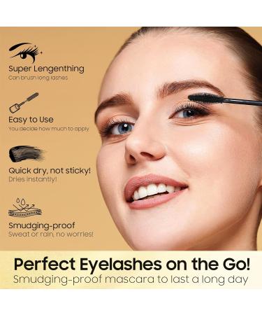 Waterproof Tubing Mascara - Long-Lasting, Smudge-Proof & Volumizing Black Mascara - Buy Online on GoSupps.com