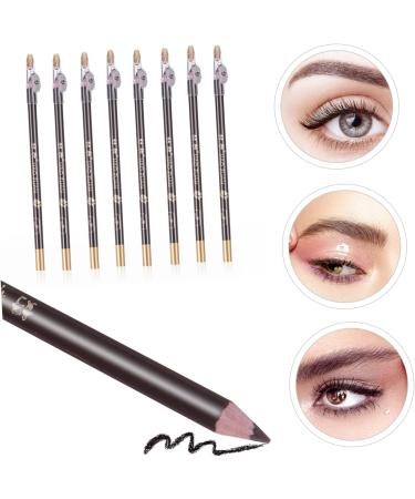 Beatifufu 8pcs Pencil Sharpener Eyebrow Pencil Makeup Gadgets Black Eyebrow Coffee Miss Bamboo Small Tools 1 count (Pack of 1) Coffee - Buy Online on GoSupps.com