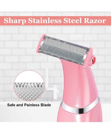 RenFox Electric Razors for Women - Rechargeable Bikini Trimmer for Pubic Hair, Legs, Arms, Underarms - Wet & Dry Shaver with 4 Trimming Combs - Buy Online on GoSupps.com