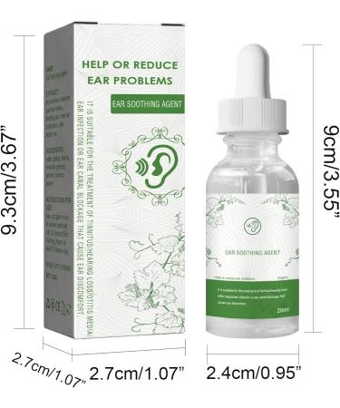 Organic Ear Wax Removal Drops - Ear Health Care Soothing Agent for Inner Ear Obstruction & Tinnitus - White, One Size - Buy Online on GoSupps.com