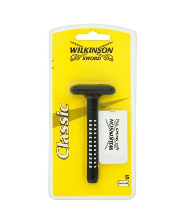 5 x Wilkinson Sword Classic Razor + 5 Blades