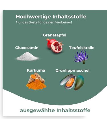 Buy Journey Tablets for Dogs - Green Lipped Mussel MSM Glucosamine & Devil Claw | 100 Pieces Made in Germany 6-Month Supply - Buy Online on GoSupps.com