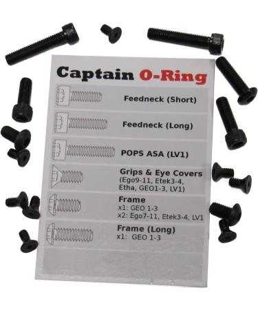 Captain O-Ring Blackout Screw Kit for Planet Eclipse Paintball Markers - Buy Online on GoSupps.com