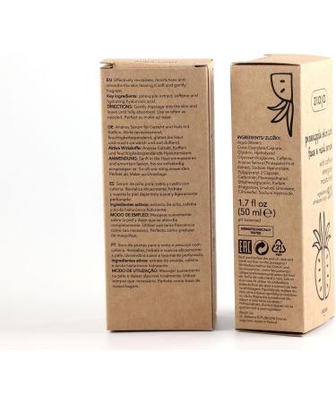  Ziaja Ziaja Pineapple Serum with Caffeine for Face and Neck White 50 ml - Buy Online on GoSupps.com