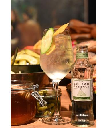 The London Essence Co. Eau tonique orange sanguine et fleur de sureau 24 bouteilles de 200 ml - Buy Online on GoSupps.com