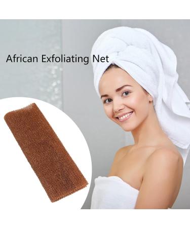 African Scrubbing Net Long Net Bathing Sponge Lightweight Nylon Body Scrubber Back Scrub Tools Skin Smoother for Daily Use Coffee - Buy Online on GoSupps.com