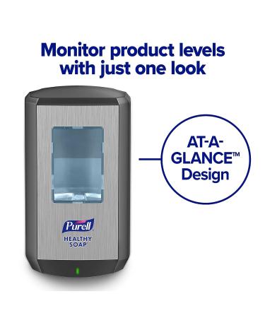 Purell Healthy Soap Mild Foam CS6 Starter Kit - 1-1200 mL Refill + Touch-Free Dispenser | GOJO Inc - Buy Online on GoSupps.com