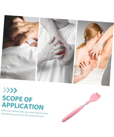 Minkissy Retractable Back Scratcher - Oversized Long Handle Pink Body Massager | Durable 20.5x4cm Claw Tool - Perfect Gift for Adults - Buy Online on GoSupps.com