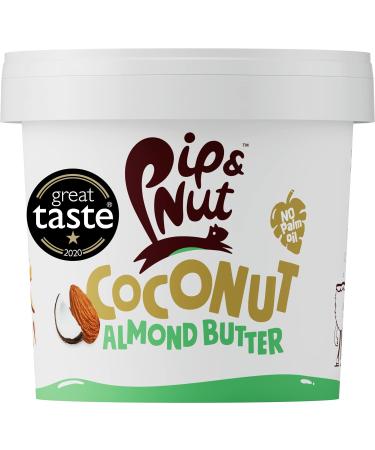 Pip & Nut - Smooth Almond Butter (1kg) | Natural Nut Butter No Palm Oil No Added Sugar Hi-Oleic Almonds & - Coconut Almond Butter (1kg) | Natural Nut Butter No Palm Oil 1 kg (Pack of 1) + Coconut Almond Butter - Buy Online on GoSupps.com