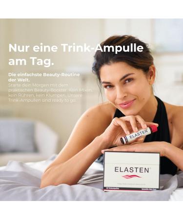Elasten Collagen Drink - Original Study-Tested Formula for Youthful Skin | 28 Anti-Wrinkle Ampoules - No. 1 Pharmacy Choice - Buy Online on GoSupps.com