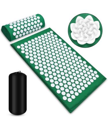 Dunlap Massage Pillow & Yoga Mat - Acupuncture Relief for Back Pain & Stress - 3 Sizes Available - Buy Online on GoSupps.com