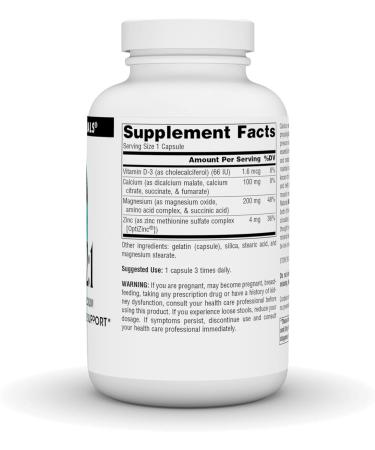 Source Naturals Mag/Cal 2:1 Magnesium and Calcium Supplement - 180 Capsules - Buy Online on GoSupps.com