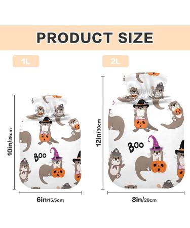 Sweet Otter Halloween Hot Water Bottle | Pain Relief Heating Pillow & Bags for Headaches & Back Pain | 1L International Shipping - Buy Online on GoSupps.com