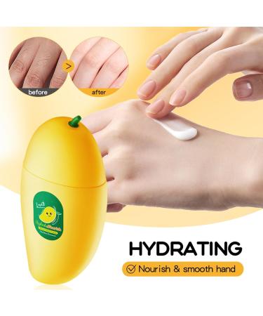 Hand Cream Mango Hand Milk Mango Moisturizing Hand Cream For Dry Cracked Hands And Skin Fruit Hand Lotion With Natural Plant Fragrance Moistured Nourishing Hand Cream Korean Skin Care - Buy Online on GoSupps.com
