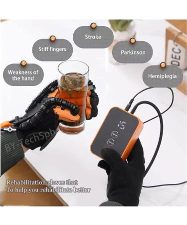 (Left+Right) Robotic Rehabilitation Gloves for Hemiplegia Hand Treatment Hand Function Rehab for Spasticity Cerebral Palsy Hand Stroke Rehab Equipment for Fingers Dysfunction Finger Recovery Glove Left Hand+Right Hand M - Buy Online on GoSupps.com