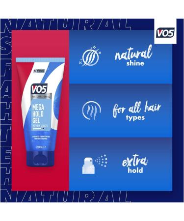 VO5 Mega Hold Styling Gel 200ml 200 ml (Pack of 1) - Buy Online on GoSupps.com