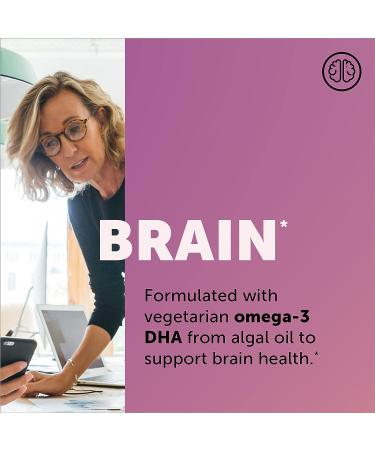 SmartyPants Women's 50+ Multivitamin with Omega-3, Zinc, Vitamins D3, C, B6, Biotin, Folate, B12 & A - 30 Day Supply - Buy Online on GoSupps.com