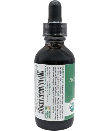Herb Lore Organic Adrenal Tonic Tincture - Herbal Adrenal Support Supplement - Adaptogen Drops with Ashwagandha Rhodiola & Eleuthero - Alcohol Free - 2 Fl Oz 2 Fl Oz (Pack of 1) - Buy Online on GoSupps.com