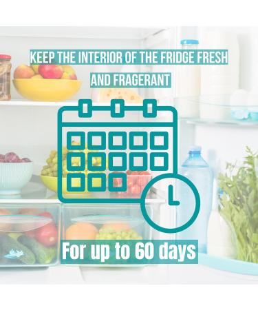 Ardor Refrigerator Odor Remover - Long-Lasting Lemon Scent Air Freshener (30 ml) | Simple Application Neutralizes Odors for 2 Months - 1 Piece - Buy Online on GoSupps.com