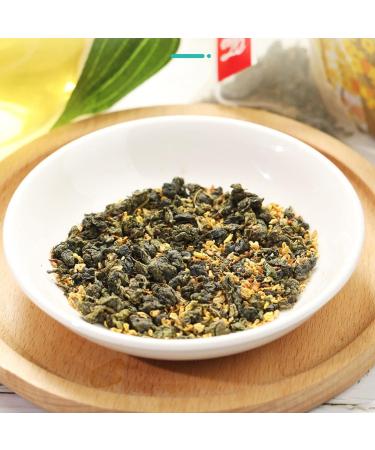 Yctze Oolong Osmanthus Fragrans Flower Tea Triangle Bags - Chinese Tea for Home, Office, Hotel - Daily Life Essential - Buy Online on GoSupps.com