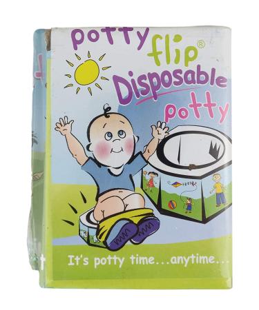 Potty Flip Disposable Potty - 6 Pack | Portable Training Seat for Toddlers | Supports Children Up to 75lbs - Buy Online on GoSupps.com