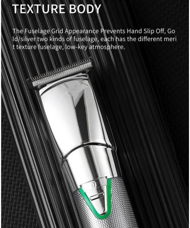 Buy Gold Metal Hair Clippers for Men - Electric Charging Hair Clipper for Home & Salon Use - Buy Online on GoSupps.com