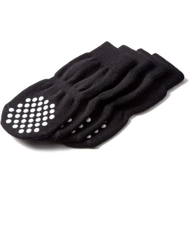 AKOPAWON Anti-Slip Socks for Dogs & Cats - 4-Piece Paw Protection Rubber Reinforcement Sizes S-5XL for Pets 1-36kg+ - W-Black 3XL - Buy Online on GoSupps.com