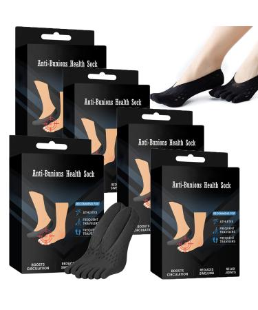 Knhorfad Anti-bunions Health Socks Bunion Relief Socks Sock Align Toe Socks for Bunion Bunion Corrector for Women and Men (5Box)