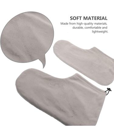 FOMIYES 5 Pairs Wax Therapy Warm Foot Cover Mittens Faux Buns Medicated Socks Products Covers for Feet Treatment Refills Pedicure Spa Feet Paraffin Heated Foot Booties Wax Gloves Gel Plush - Buy Online on GoSupps.com