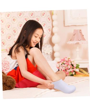 FRCOLOR 1 Pair Protective Socks Moisture Socks for Dry Feet Foot Care Socks Blue Glass Bottle Feet Repair Socks Beauty Socks Gel Spa Socks Cracked White Sebs Pedicure Foot Socks Women's - Buy Online on GoSupps.com