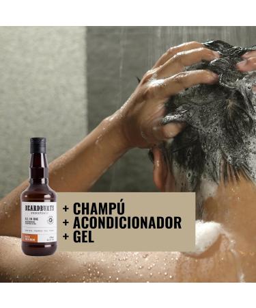  BY CAROBELS BEARDBURYS Beardbury's Essentials 3-in-1 Shampoo Conditioner and Body Wash Natural and Deep Cleansing Paraben and Silicone Free Vegan 100ml - Buy Online on GoSupps.com