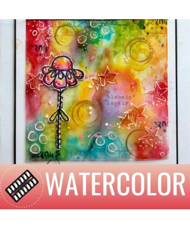 Grafix Dura-Lar Wet Media Pad 14x17 - Pack of 12, .004 Film Coated for Water Based Mediums | Ideal for Watercolor, Compositions, Painting Surfaces, and Printmaking - Buy Online on GoSupps.com