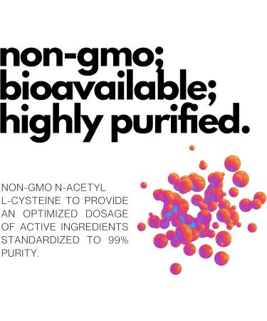 Clean Label N-Acetyl L-Cysteine (NAC) 600mg Supplement Lungs and Respiratory Support Immune Health Support 120 Veg Capsules 120 Capsules - Buy Online on GoSupps.com