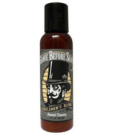 Grave Before Shave Beard Cream 4 oz. bottle (Gentlemen's Blend Bourbon/Sandalwood scent)