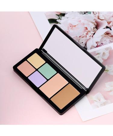 Color Corrector Contour and Concealer Set Full Coverage Concealer | Contour and Concealer Kit 6-Color Concealer Foundation Kit Brightening Cream Concealer Palette - Buy Online on GoSupps.com