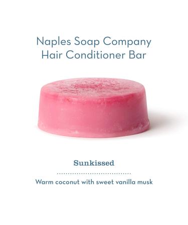 Naples Soap Company Protein Enriched Hair Conditioner Bar - Eco-Friendly Solid Haircare for All Hair Types - Sunkissed 1oz - 50-75 Uses - Buy Online on GoSupps.com