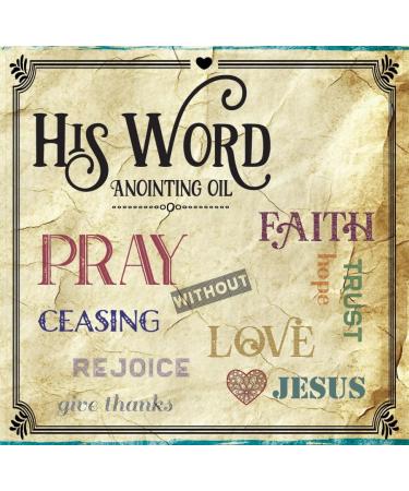 His Word Anointing Oil Gift Set Pray Without Ceasing Extra Virgin Olive Oil 4 .25 oz. Bottles - Buy Online on GoSupps.com