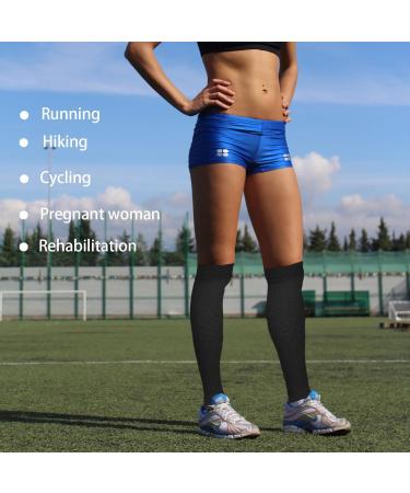 QKURT Medical Compression Socks - Knee-High Open Toe 15-20 mmHg for Men & Women - L-XL | Best Sports Health Socks & International Shipping - Buy Online on GoSupps.com