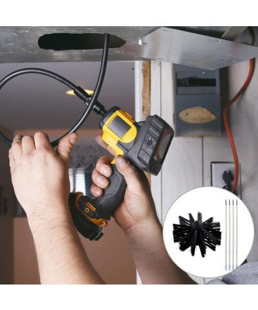 Electric Cleaning Brush Kit | Dryer Vent & Chimney Lint Remover | Indoor Duct Cleaner with 4 Tubes - Buy Online on GoSupps.com