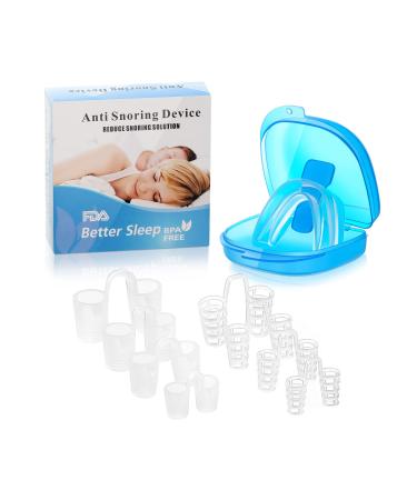 Anti-Snoring Device Ease Breathing Anti Snoring Effective Snoring Solution Snore Stop 8 Pack Nose Vents Snoring Plug Reduce Snoring Aid for Men and Women Sleep aid Device Quieter Restful Sleep