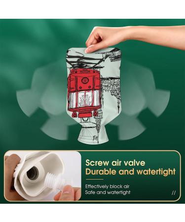 Hot Water Bottle with Lid - Rubber Hot Water Bag for Pain Relief Cramps & Foot Warmer | Hot & Cold Therapy - International Shipping Available - Buy Online on GoSupps.com
