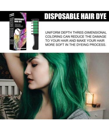Buy Washable Hair Chalk Comb Set - Temporary Hair Dye Brush in Rose Red - 1/8 Colors for Vibrant Hair Transformations - Buy Online on GoSupps.com