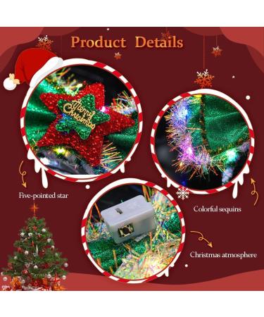 Flayem Bow Christmas Headbands for Kids Adults Green Xmas Cute Hair Hoop for Women Men Christmas Party Costume Party Favor Green Star - Buy Online on GoSupps.com