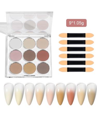 Poudre Scintillante Pour Ongles - Finition Effet Miroir Magique Brillant | 9 Couleurs D coration Arc-en-D grad Brillante DIY pour P ques Halloween No l CF03 - Buy Online on GoSupps.com