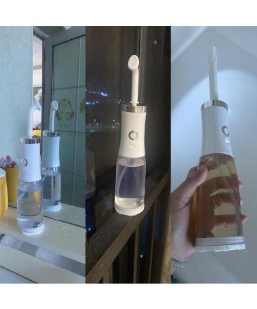 Portable Electric Buttocks Shower - 400ml IPX7 Waterproof Intimate Bidet for Men & Women - Eco-Friendly 2 Nozzles Paper-Saving Solution - Buy Online on GoSupps.com