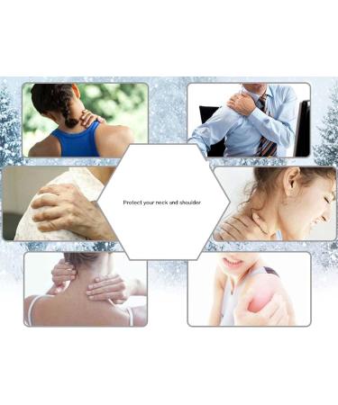 Warm Shoulder Vest for Pain Relief | Arthritis Prevention & Migraine Support | Gray Thin Design - International Shipping - Buy Online on GoSupps.com