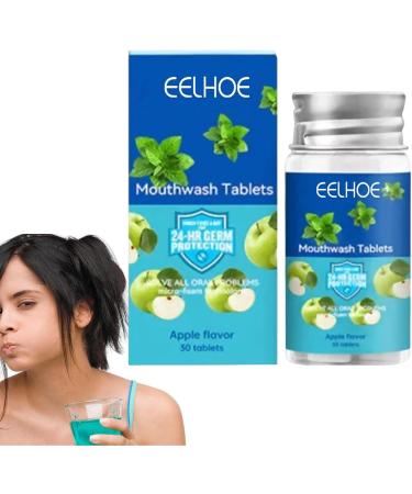 Mundwater Tabs - Fresh Breath & Sustainable Mouthwash with Green Apple Flavor | Easy to Use International Shipping - Buy Online on GoSupps.com