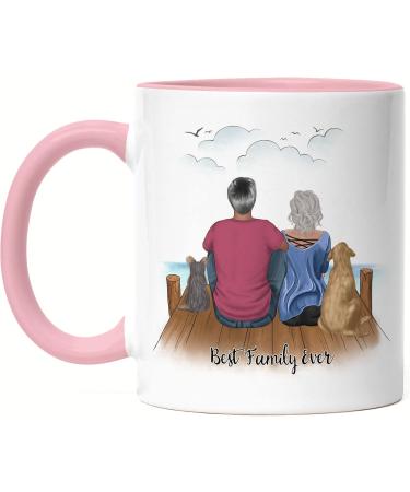 Personalized Kiddle Design Pink Dog Owner Cup | Perfect Gift for Dog Lover Couples Dog Moms & Dads - Buy Online on GoSupps.com